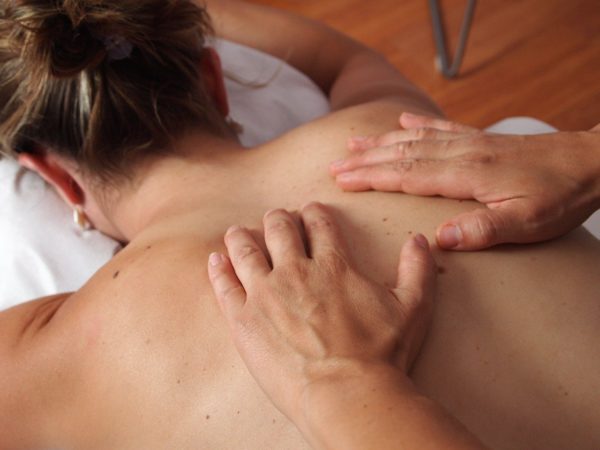 physiotherapy, massage, back